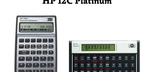 HP 17BII+ Vs HP 12C Platinum
